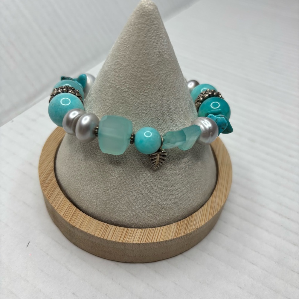 STEPHEN DWECK Sterling Silver & Multi-Stone Beaded Bracelet